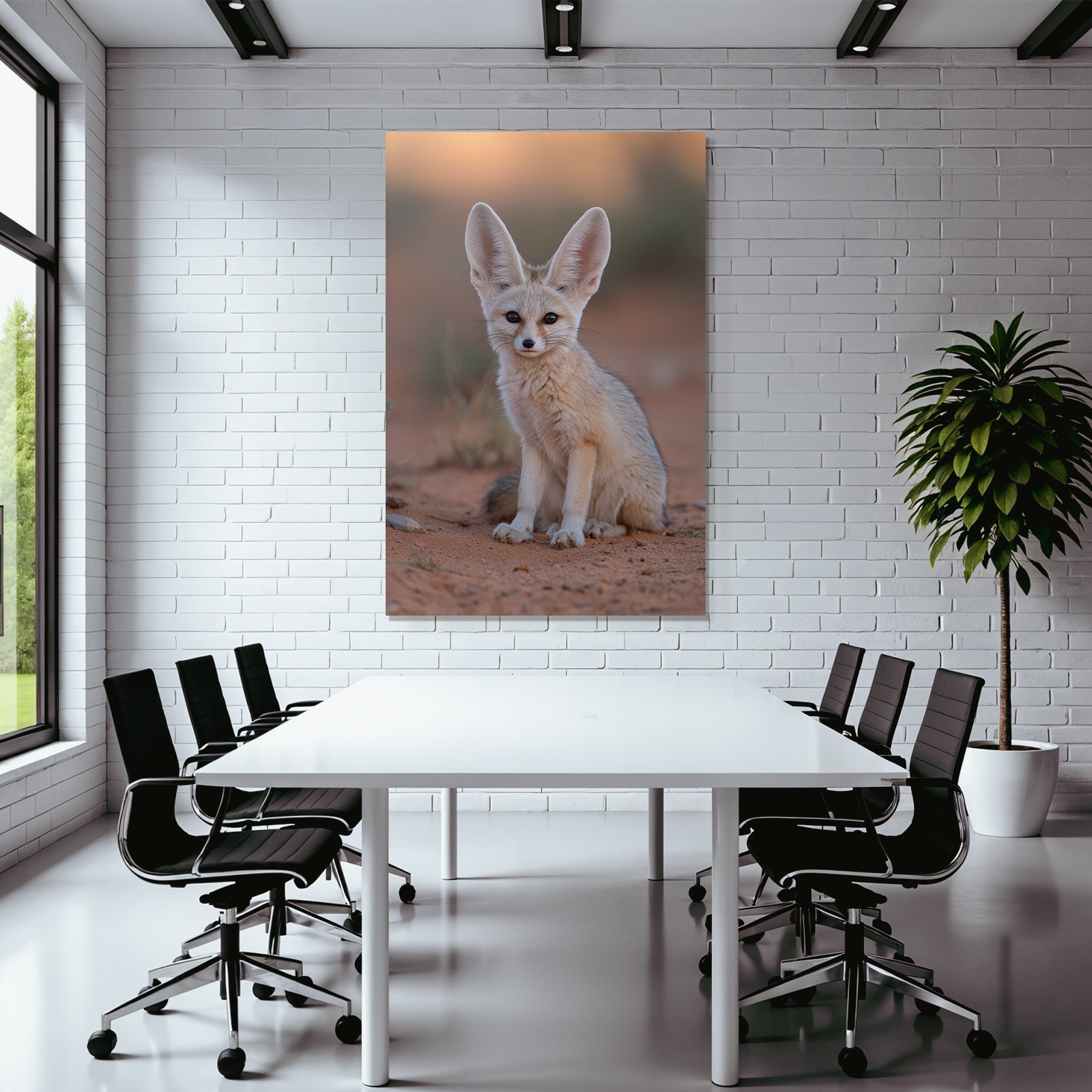 Fennec Fuchs Sahara Wüste Grosse Ohren Kleine Grösse