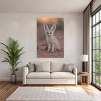 Fennec Fuchs Sahara Wüste Grosse Ohren Kleine Grösse