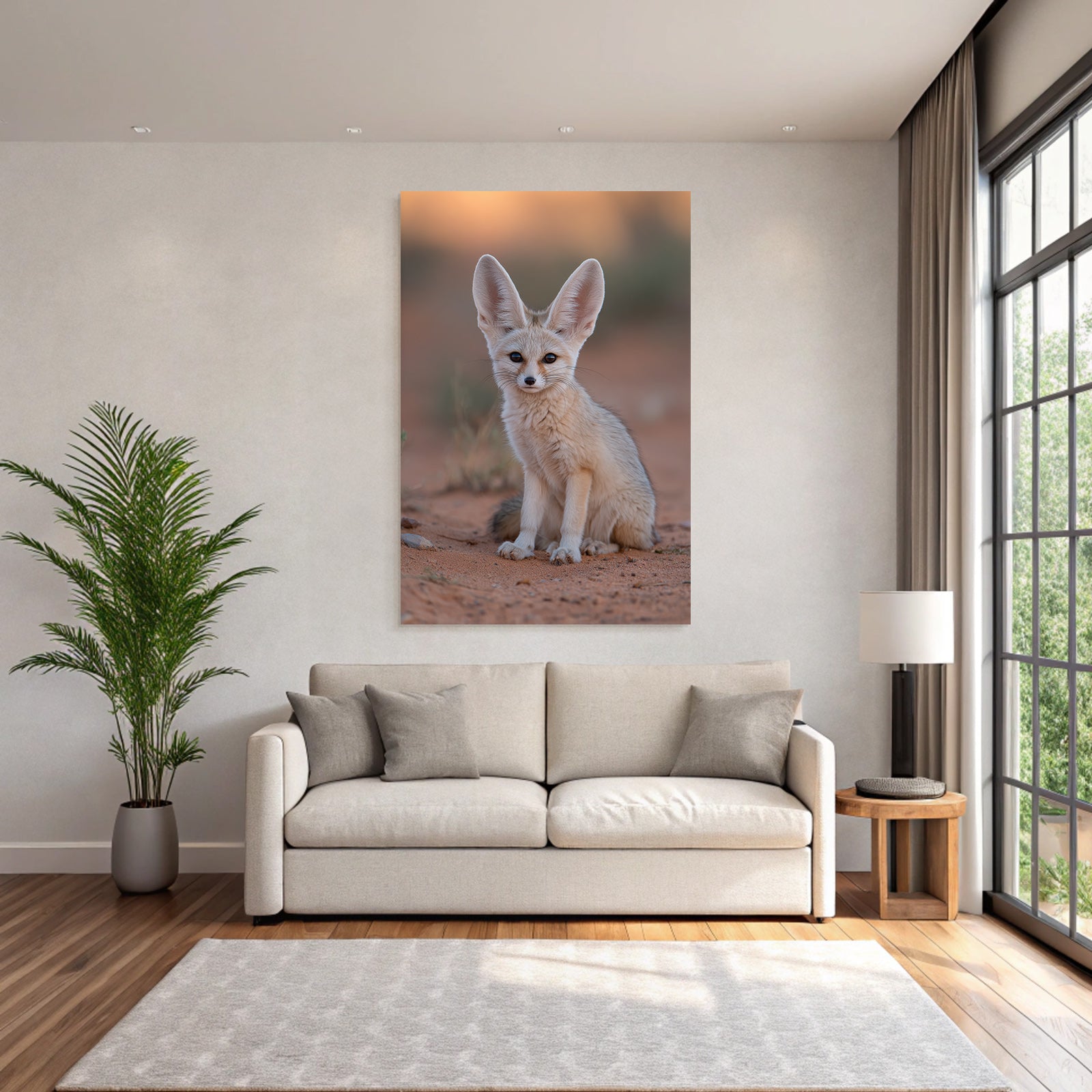 Fennec Fuchs Sahara Wüste Grosse Ohren Kleine Grösse