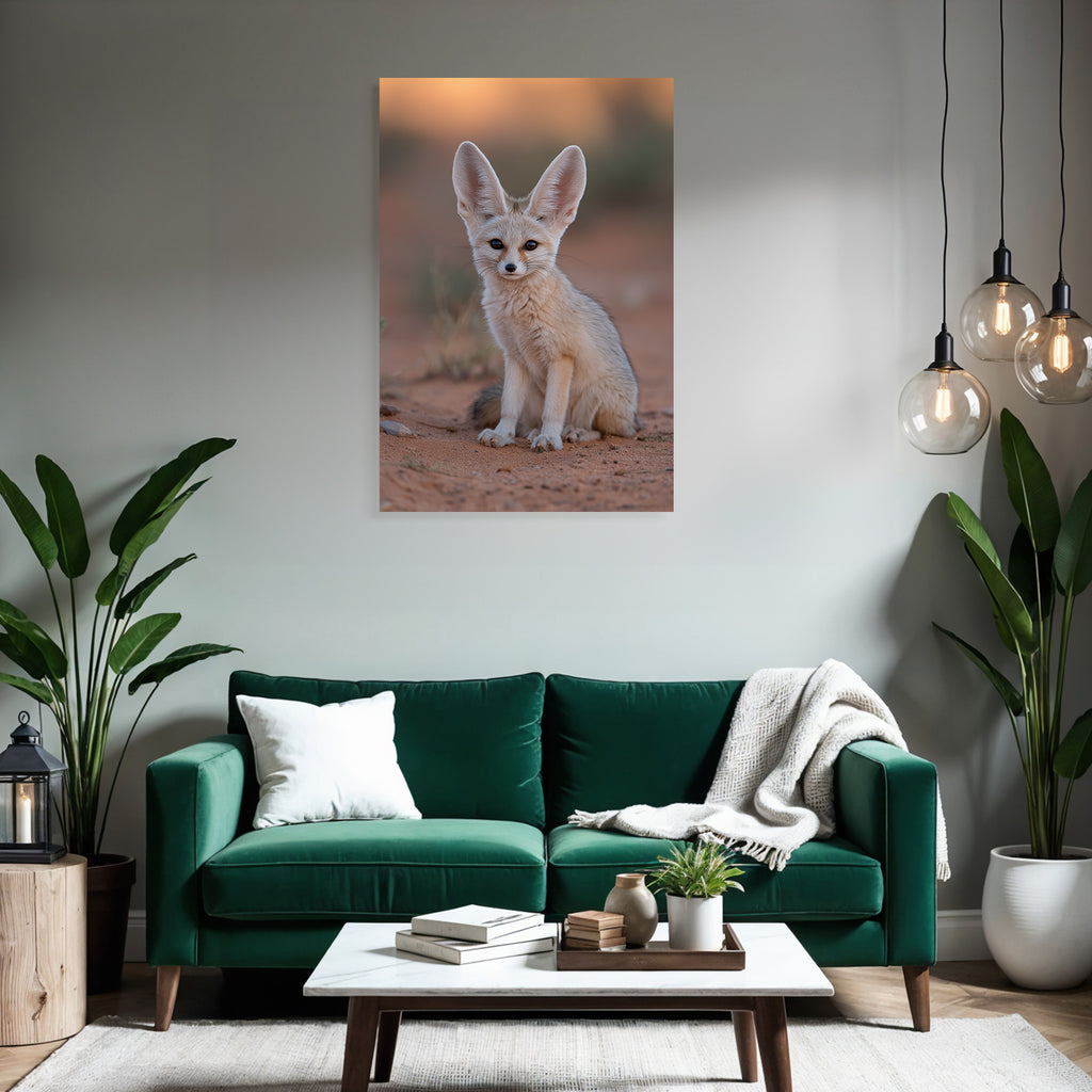 Fennec Fuchs Sahara Wüste Grosse Ohren Kleine Grösse
