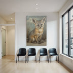 Kleiner Fennek Fuchs In Der Wüste