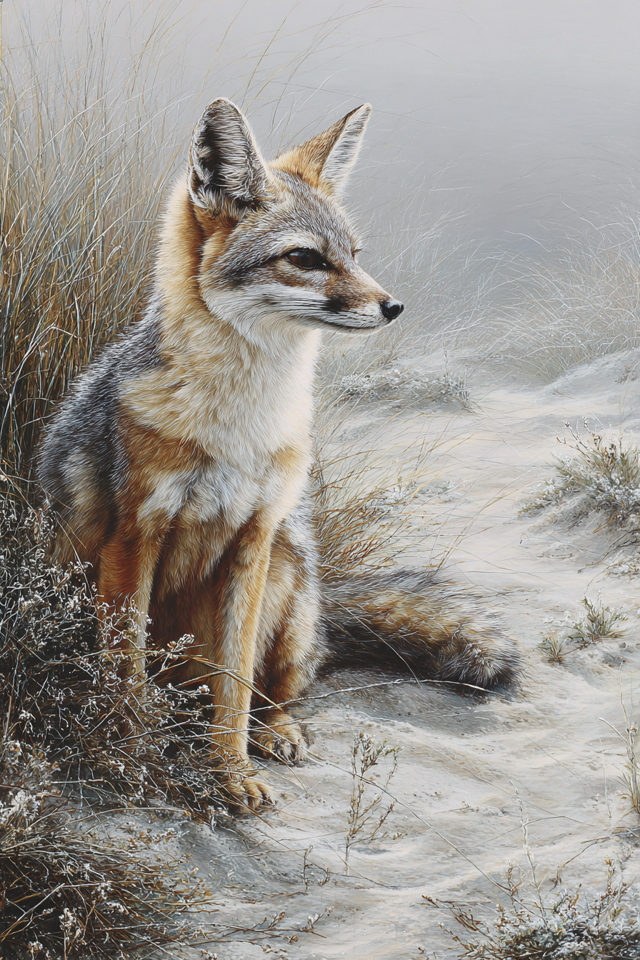 Reale Darstellung Eines Fuchses In Natur Umgebung | Safari und Wildtiere | Tiere