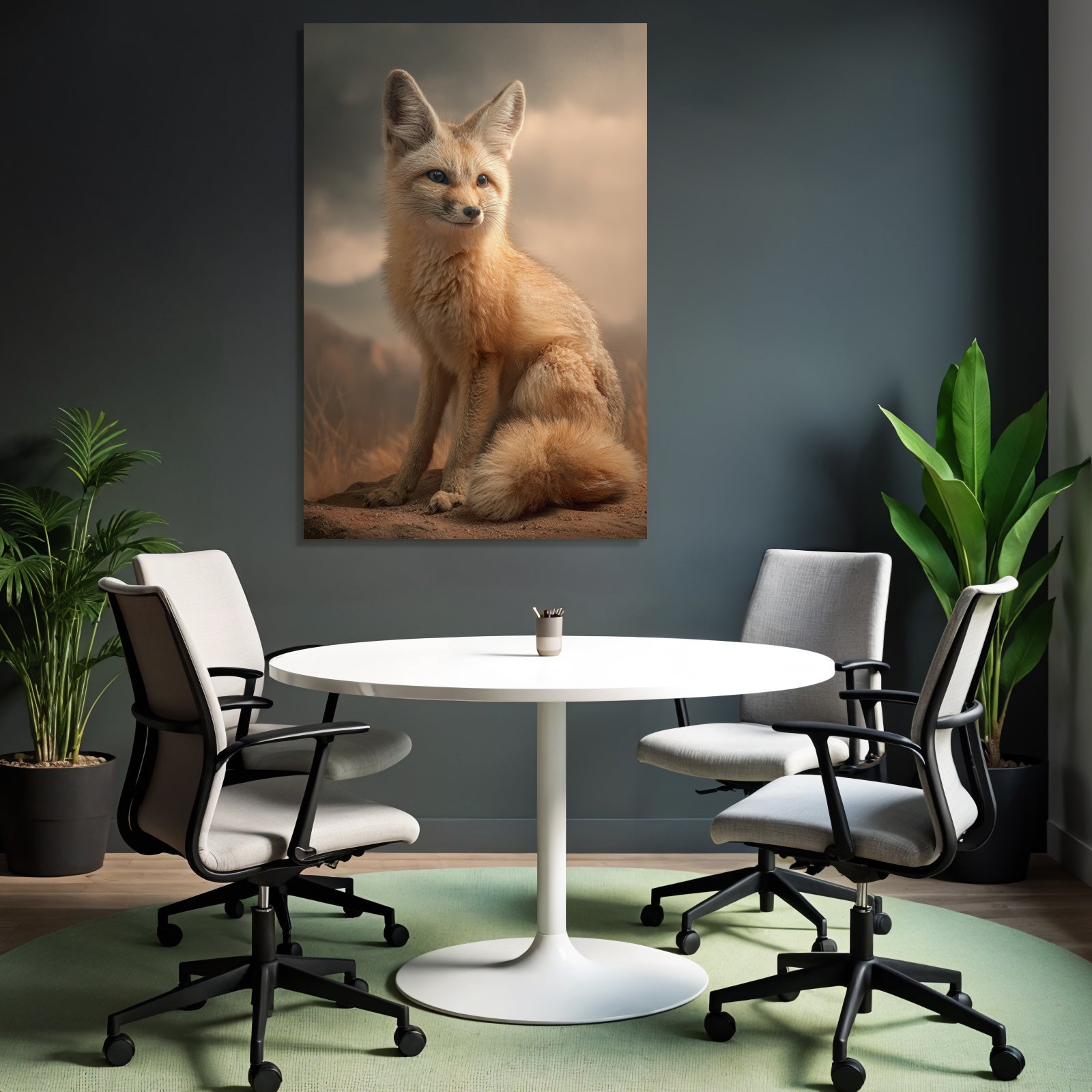 Rotfuchs In Natur Umgebung