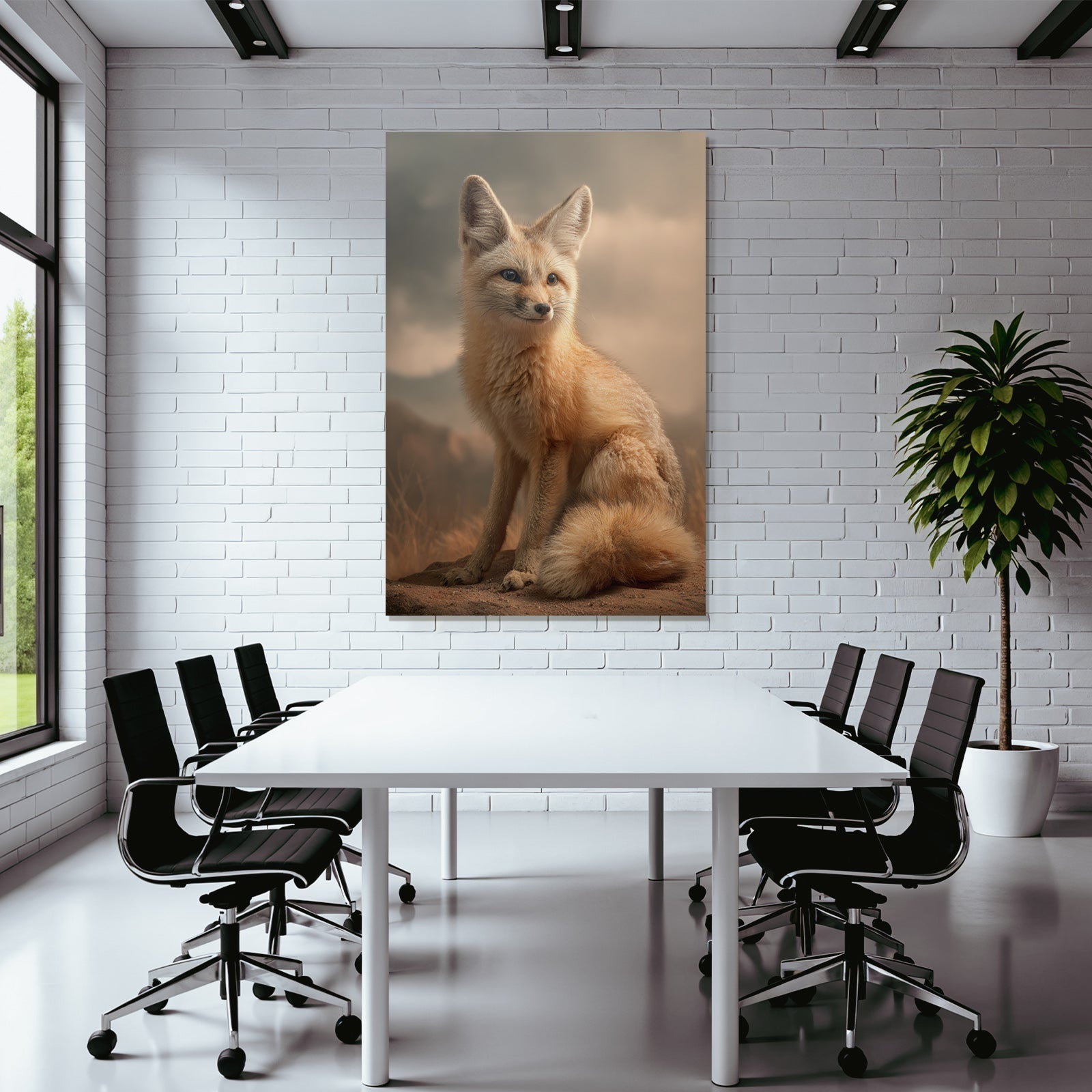 Rotfuchs In Natur Umgebung