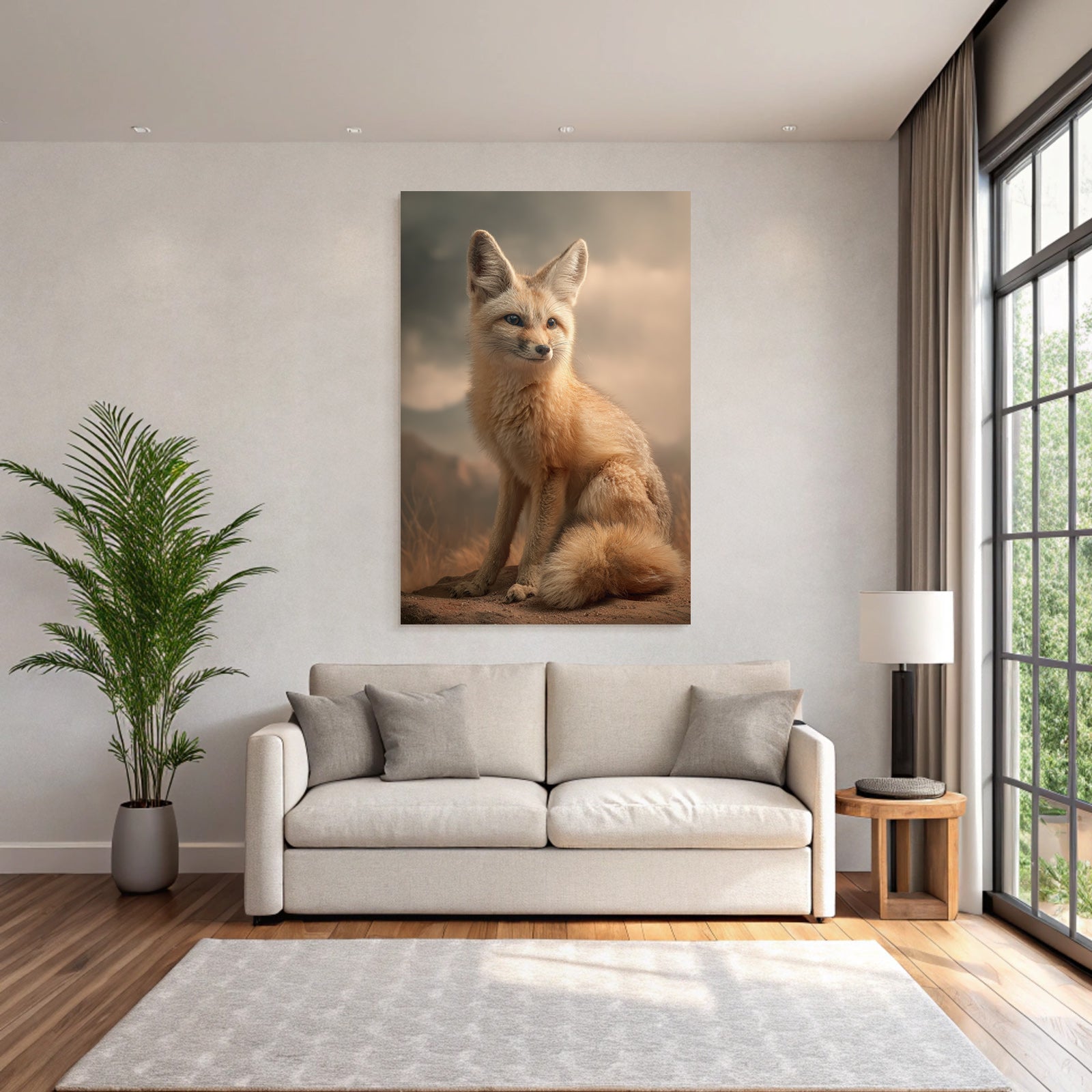 Rotfuchs In Natur Umgebung