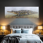 Crocodile Realistische Illustration Mistige Umgebung