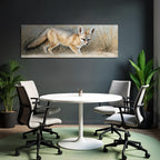 Elegante Fuchs Im Naturhintergrund Mit Detailierter Fell Textur