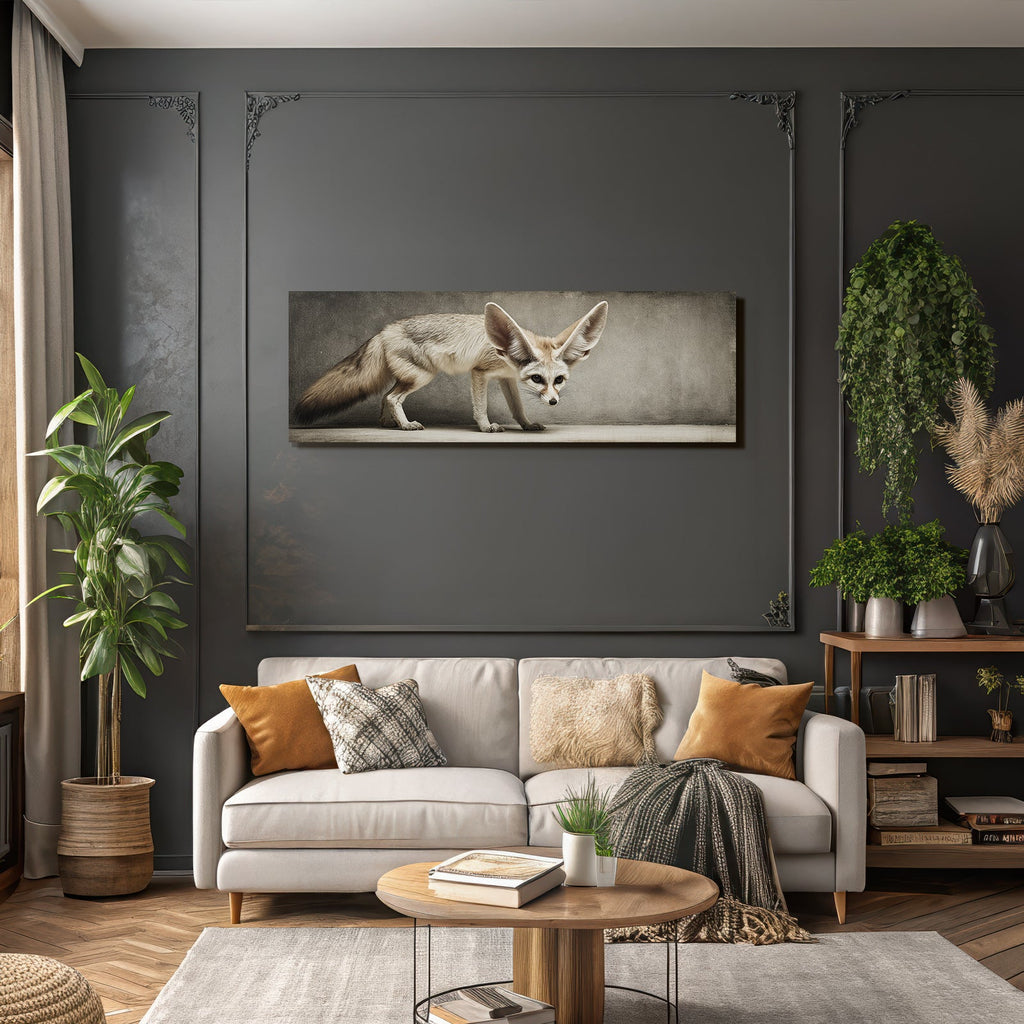 Fennec Fox Artist's Impression Sahara Desert