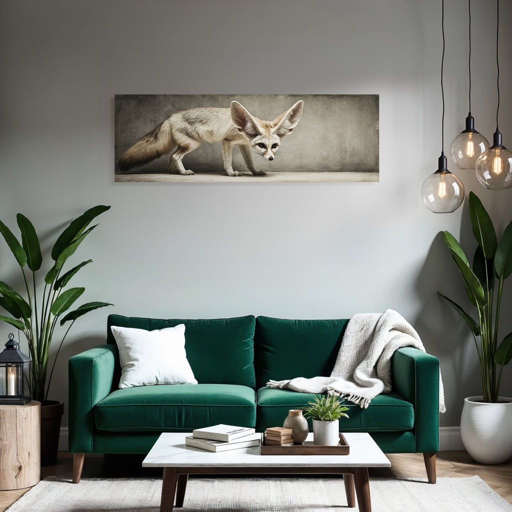 Fennec Fox Artist's Impression Sahara Desert