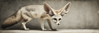 Fennec Fox Künstlerische Darstellung Sahara Desert | Safari und Wildtiere | Tiere