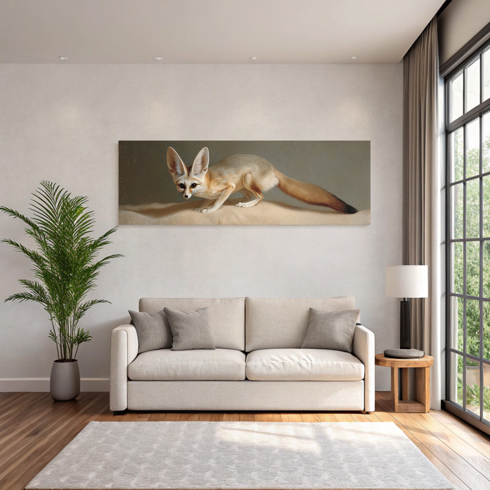 Fennekschmuser Mit Grossen Ohren Wüstentier