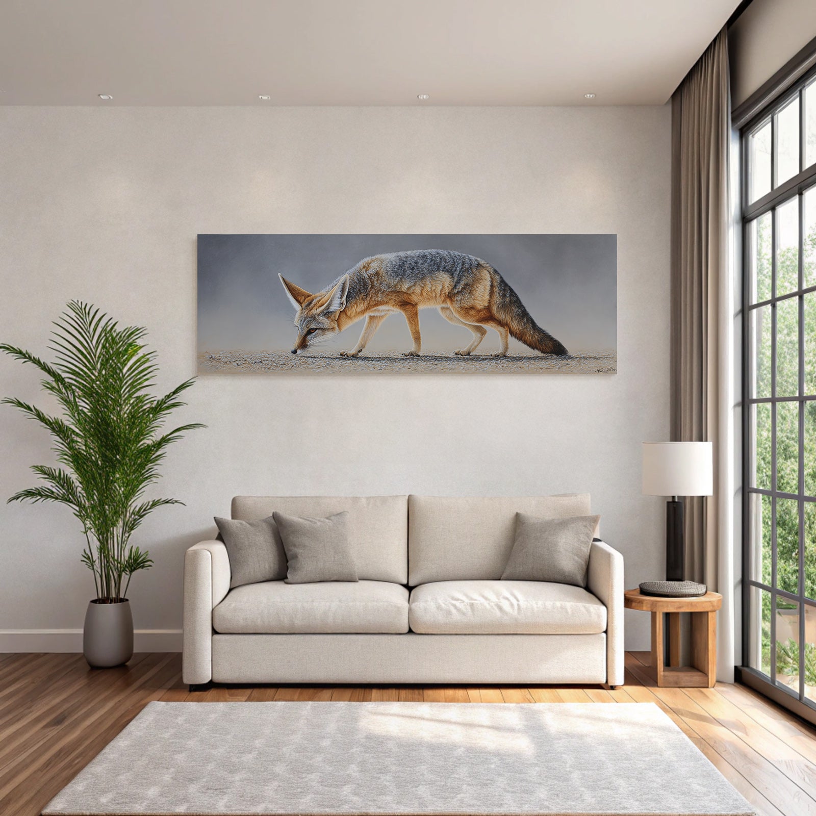 Fennektock Sandyfarbig Grosseohren Realistisches Bild