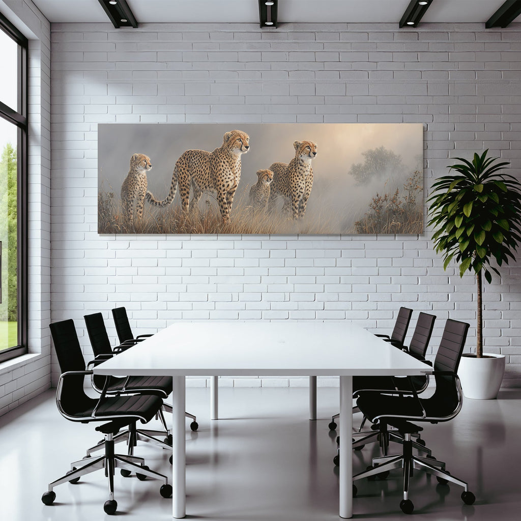 Gruppe Von Schleichkatzen In Natürlicher Umgebung
