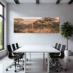 Lion In Seiner Natur Am Morgenoderabendlicht