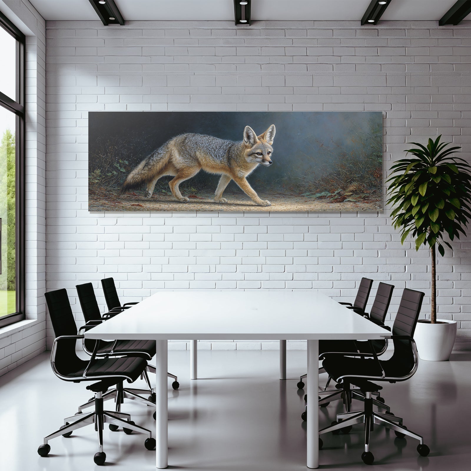 Rotfuchs Im Natur Spaziergang