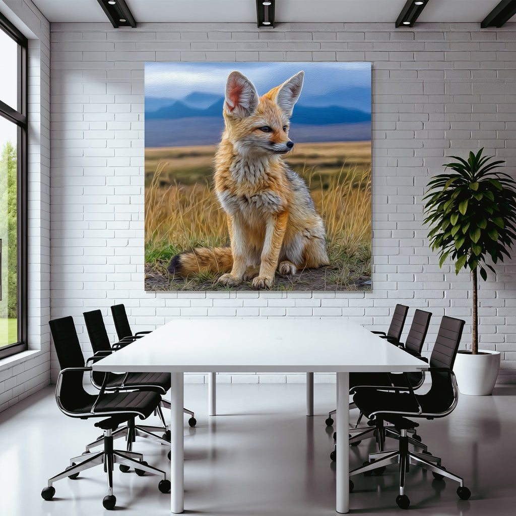 Fennektier Grosse Ohren Sandiger Fellfarbe Nocturnal Wildtier