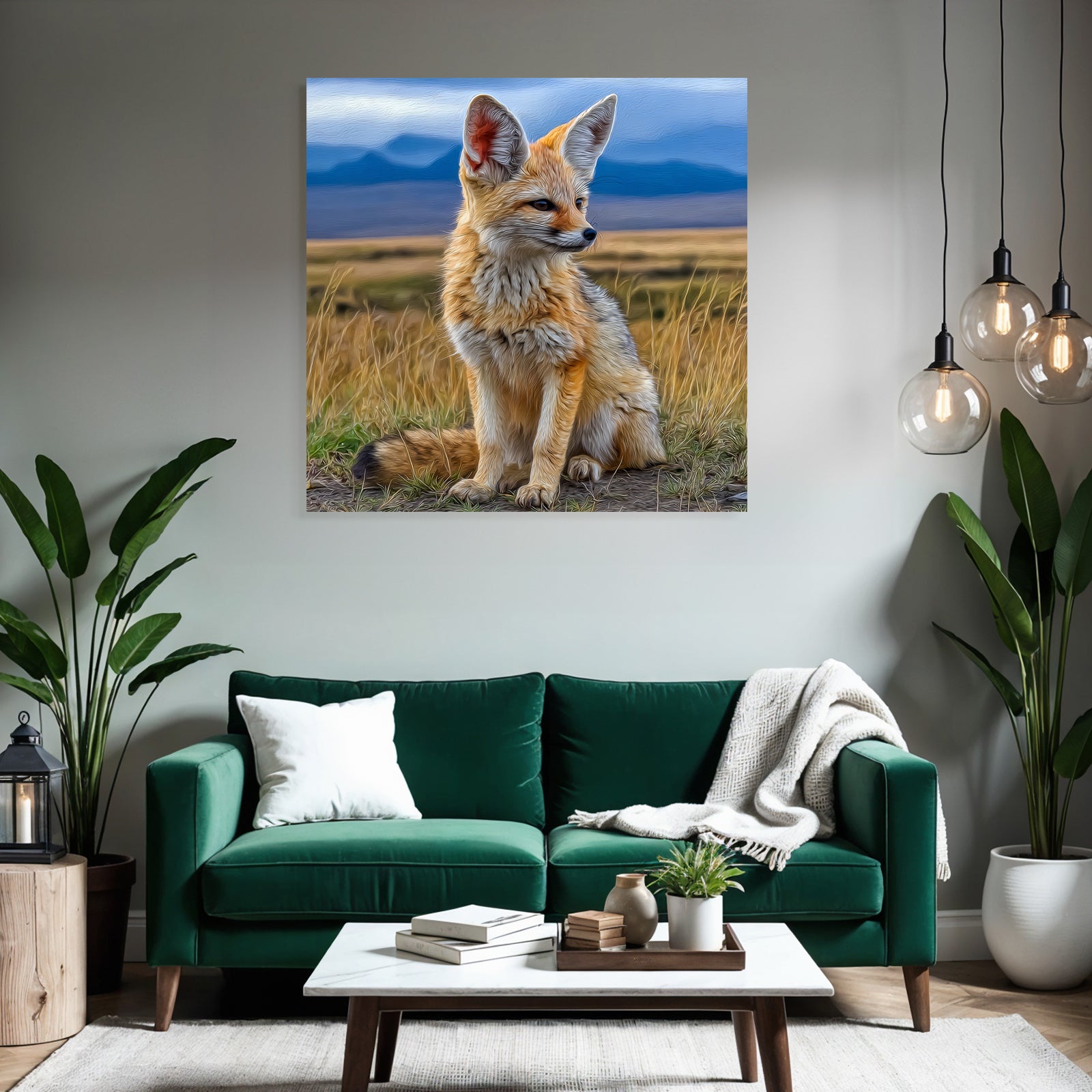 Fennektier Grosse Ohren Sandiger Fellfarbe Nocturnal Wildtier
