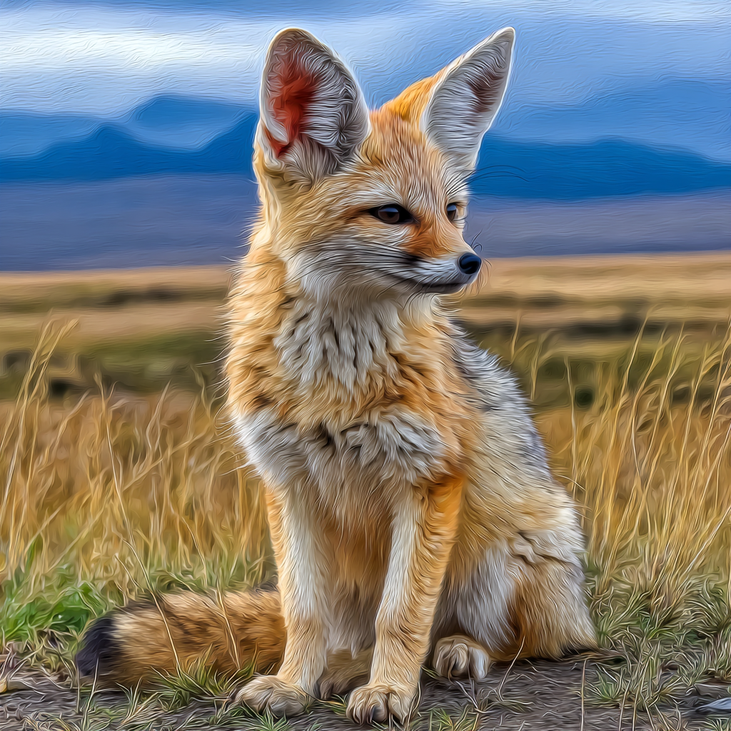 Fennektier Grosse Ohren Sandiger Fellfarbe Nocturnal Wildtier | Safari und Wildtiere | Tiere