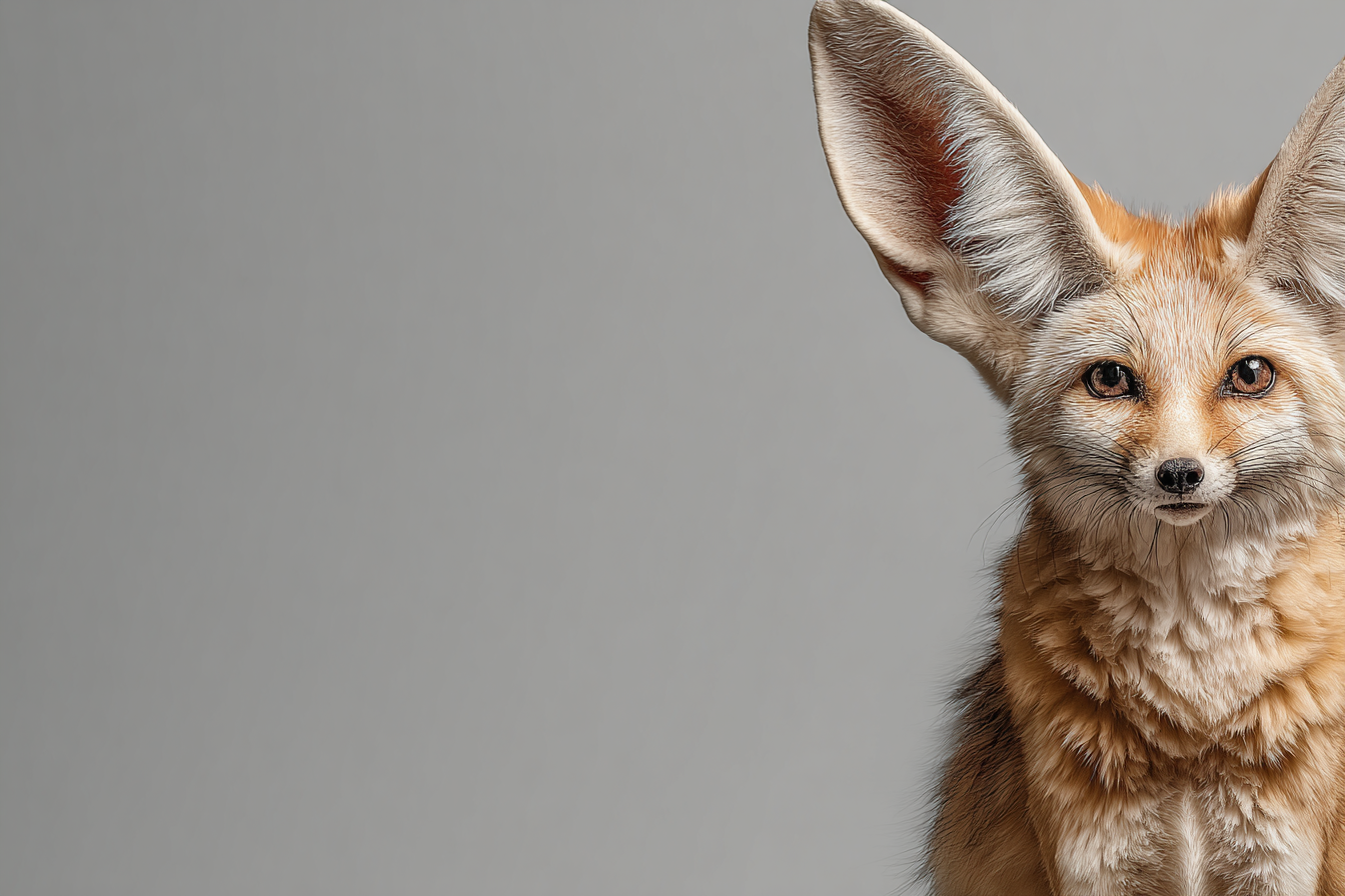 Fenek Fuchs Grosse Ohren Distinktive Fell Nordafrika Wüste | Safari und Wildtiere | Tiere