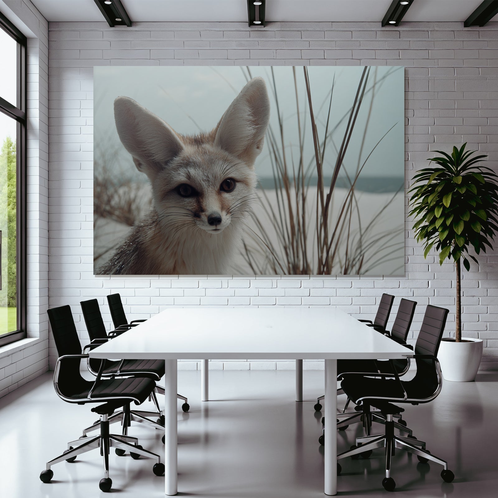 Fenek Fuchs Natur Auf Dem Strand