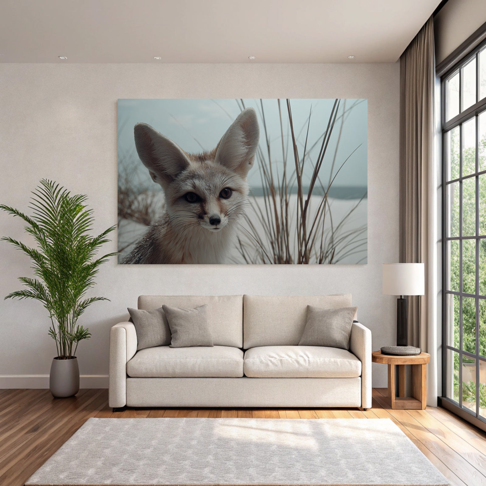 Fenek Fuchs Natur Auf Dem Strand