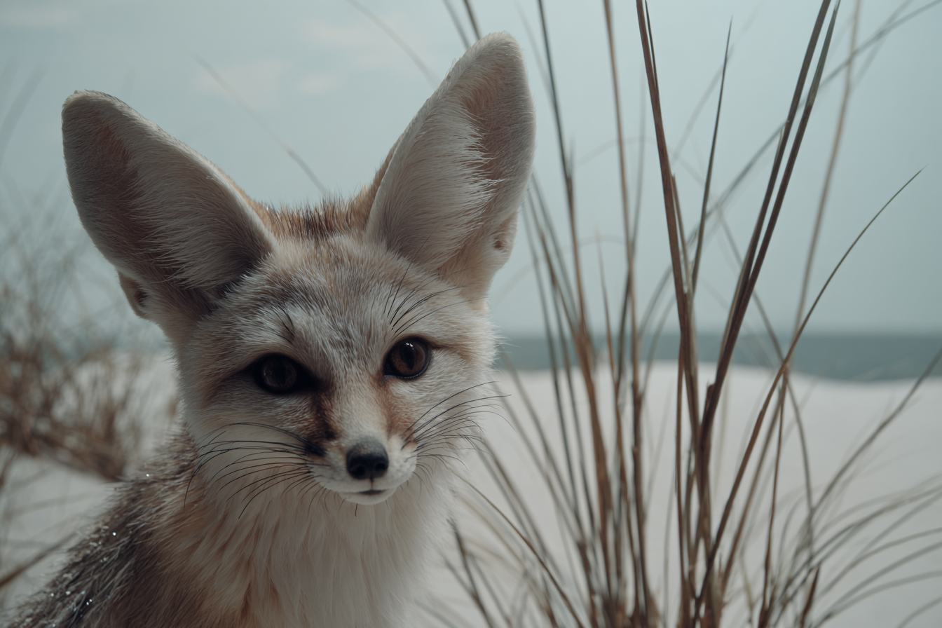 Fenek Fuchs Natur Auf Dem Strand | Safari und Wildtiere | Tiere