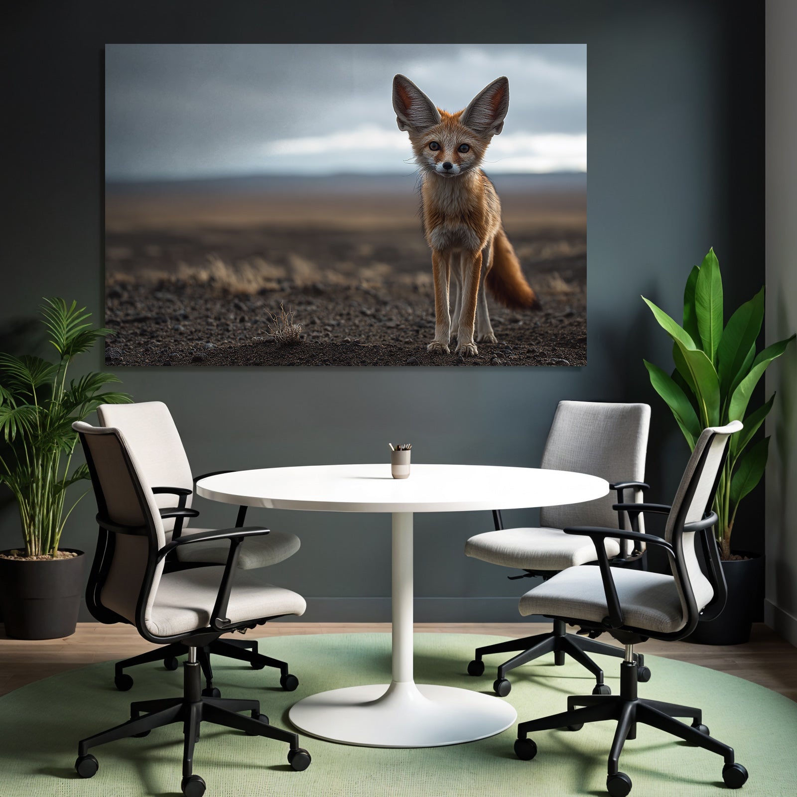 Fennekkunst Fuchs Grosse Ohren Sandfarbe Nordafrika