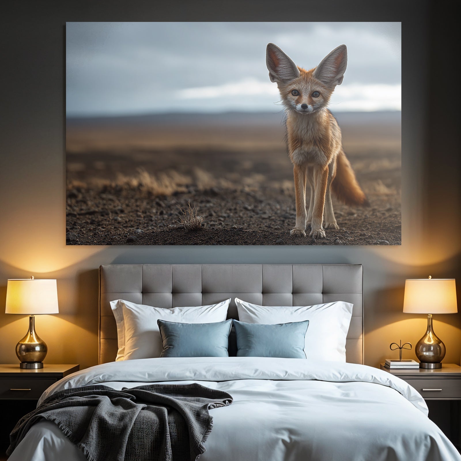 Fennekkunst Fuchs Grosse Ohren Sandfarbe Nordafrika