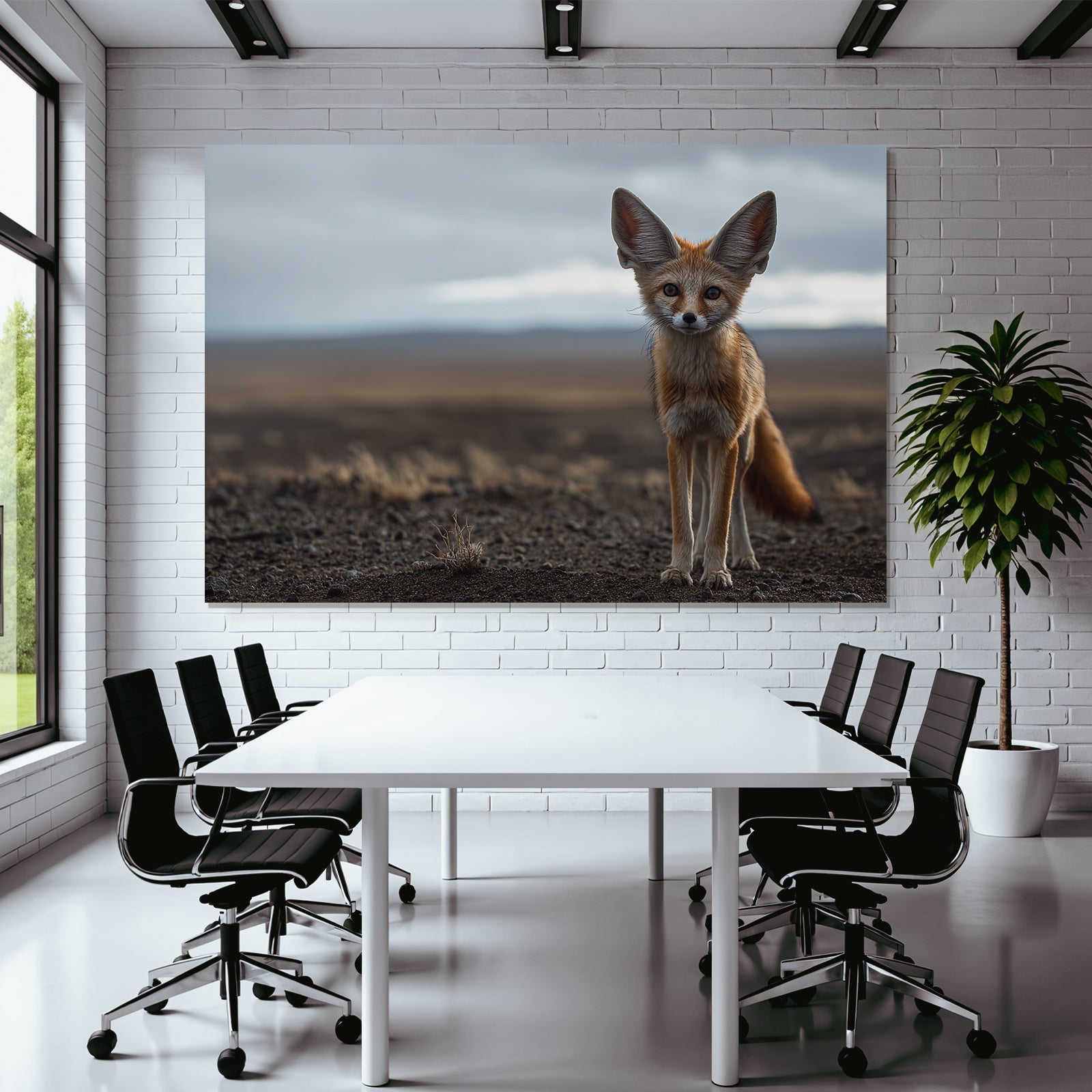 Fennekkunst Fuchs Grosse Ohren Sandfarbe Nordafrika