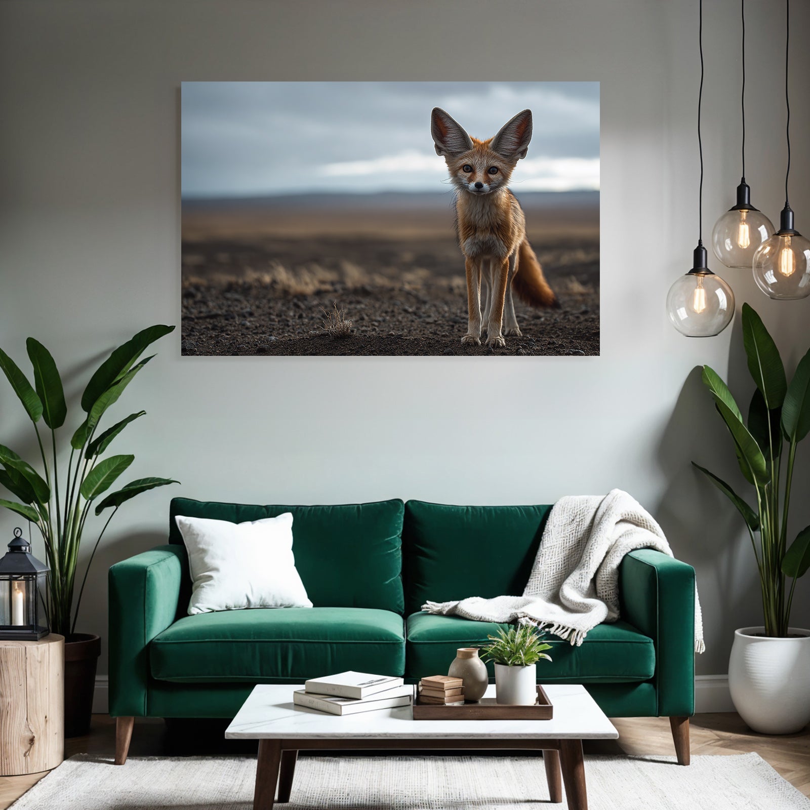 Fennekkunst Fuchs Grosse Ohren Sandfarbe Nordafrika