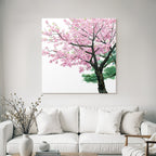Kirschblütenbaum Aquarell Frühling