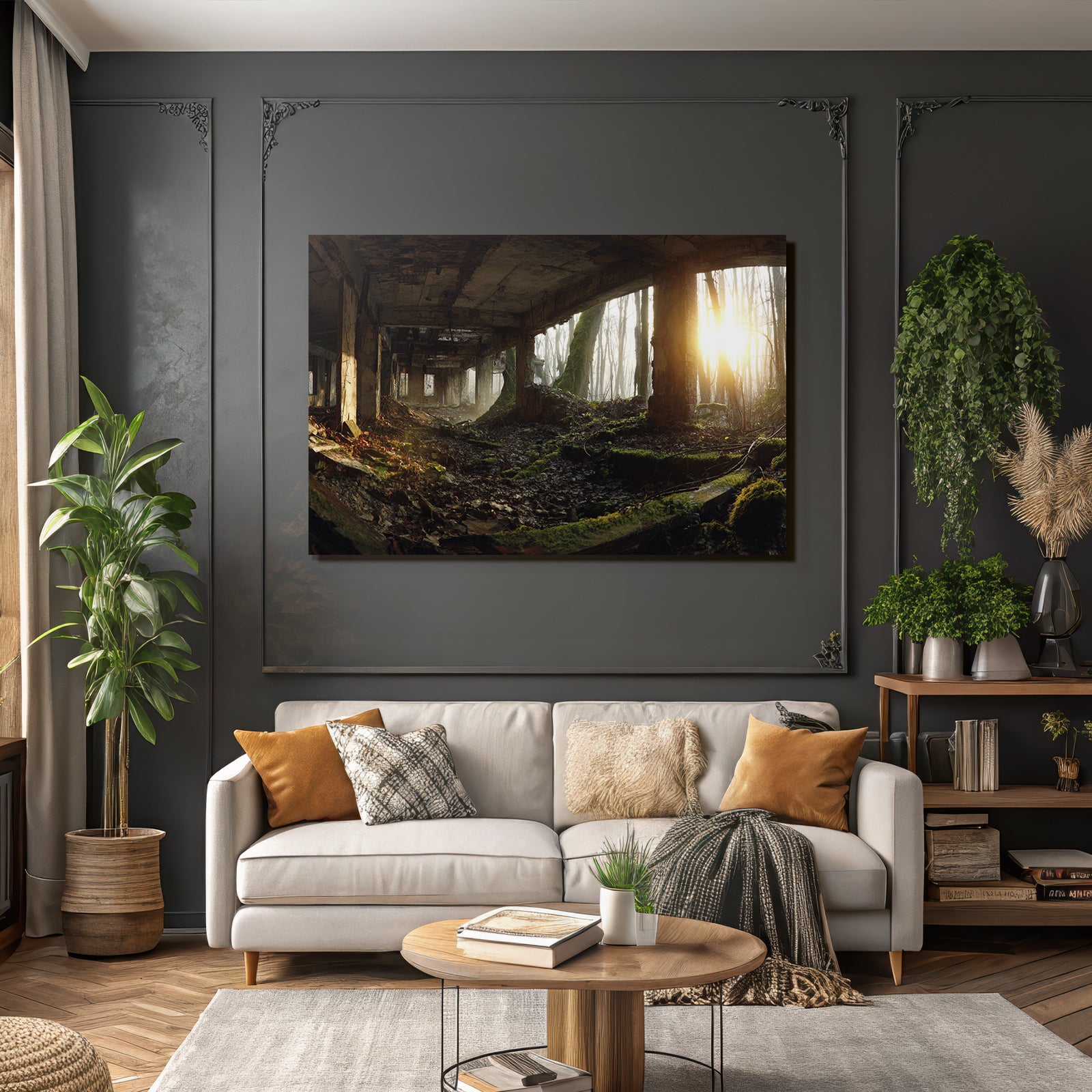Verlassenes Gebaeude Im Wald Natur Reclaiming Urban Space | Lost Places | Architektur