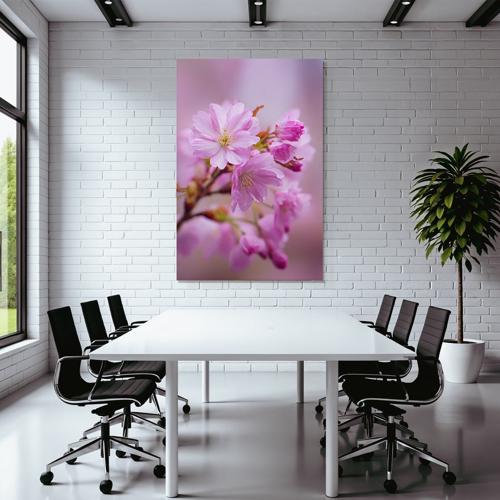 Rosa Kirschblüten Frühling Nahaufnahme
