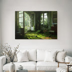 Abandoned Room With Nature Encroachment Sunlit Interior Germany | Lost Places | Architektur