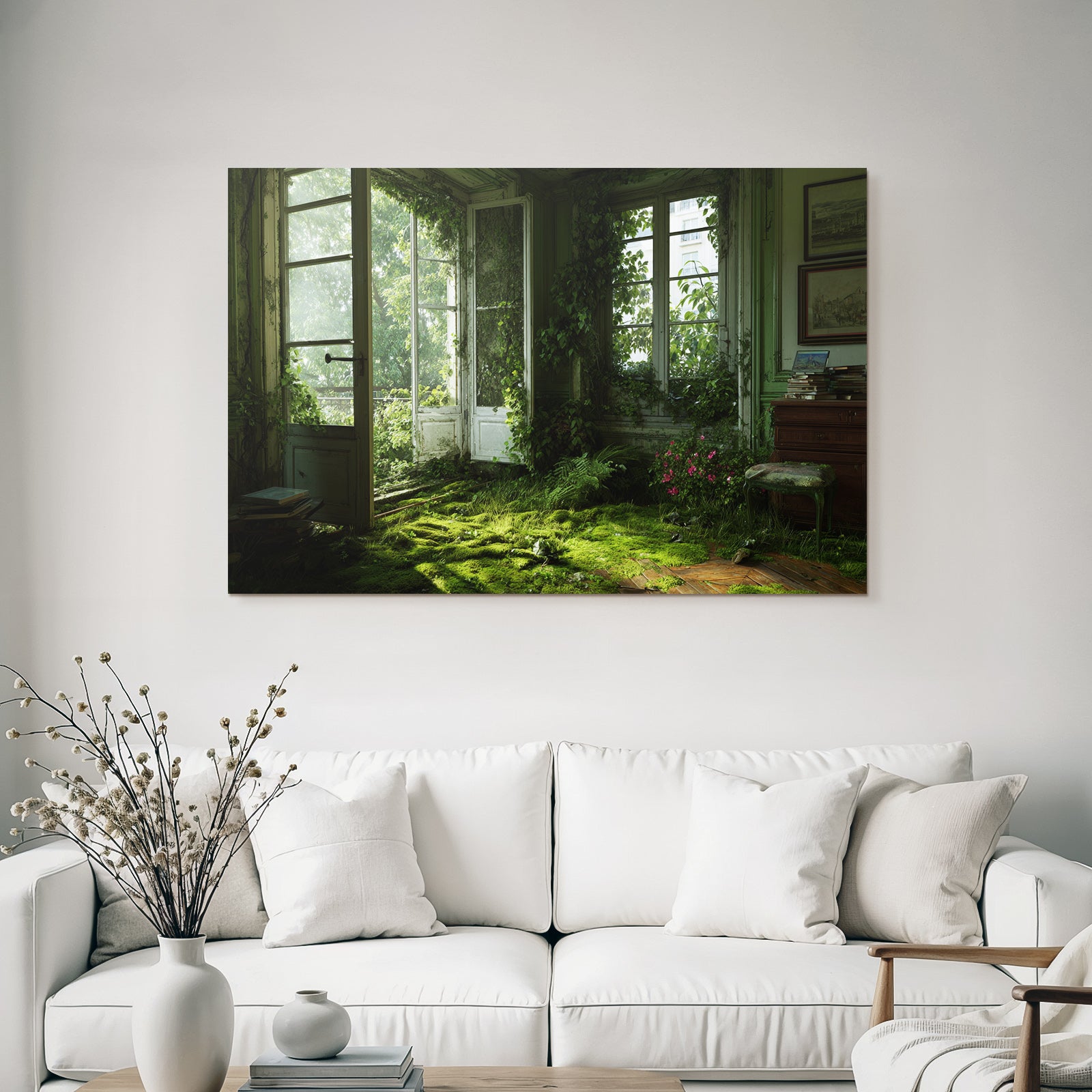 Abandoned Room With Nature Encroachment Sunlit Interior Germany | Lost Places | Architektur