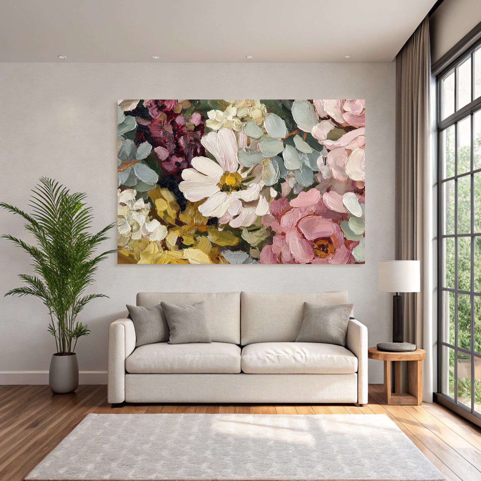 Trocken Retro Flowers Impressionen Naheaufnahme Von Farbevollen Blüten Mit Texturiertem Stil