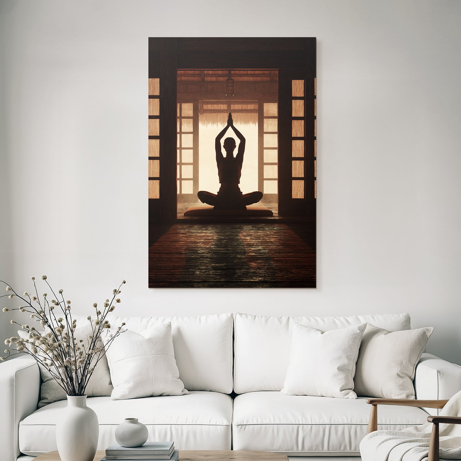 Yoga Meditation Meditierende Person In Ruhmiger Umgebung | Yoga und Meditation | Themen und Hobbys