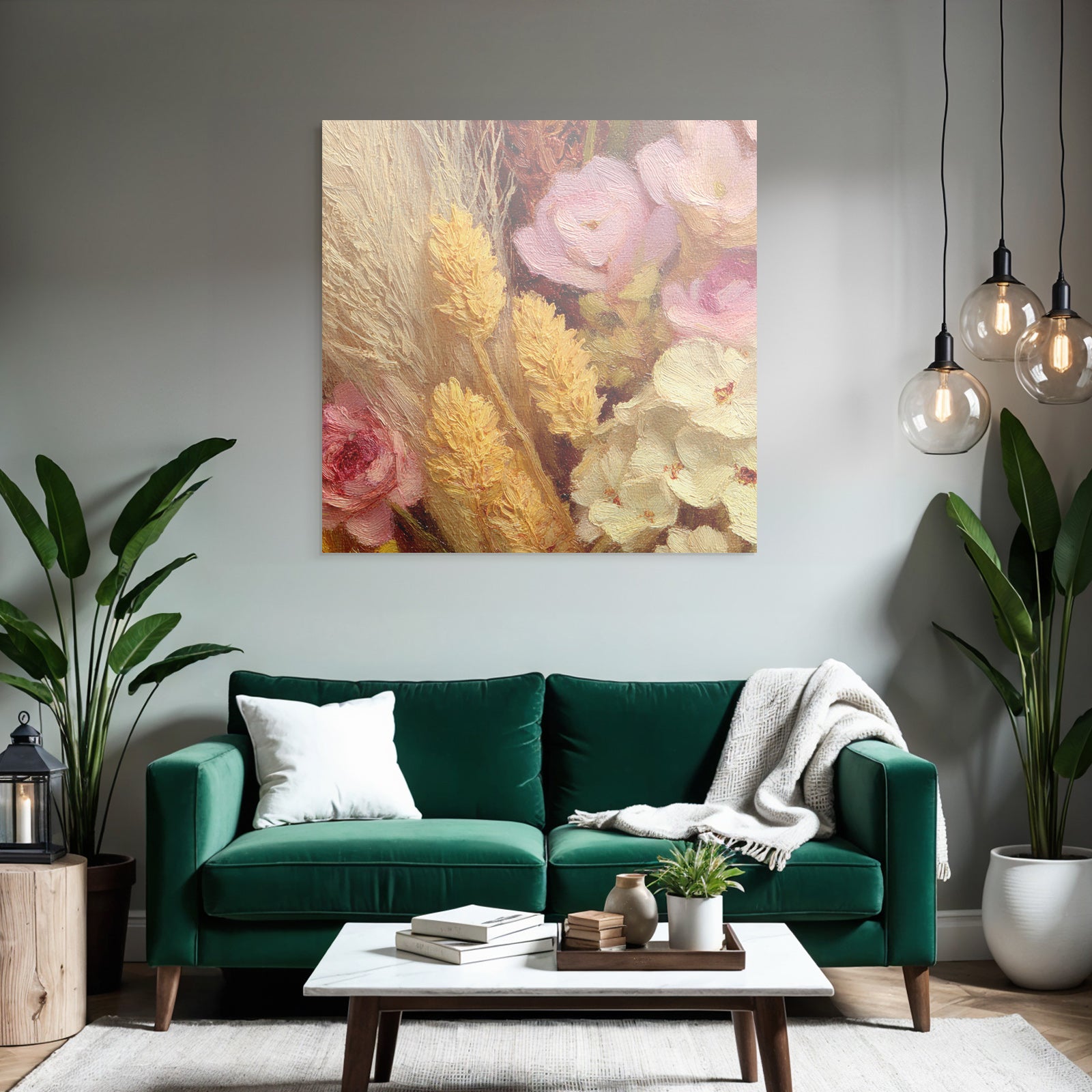 Trocken Retro Flowers Bunte Arrangement Naheaufnahme Rosa Weiss Gelb Kunstvoll Dekorativ