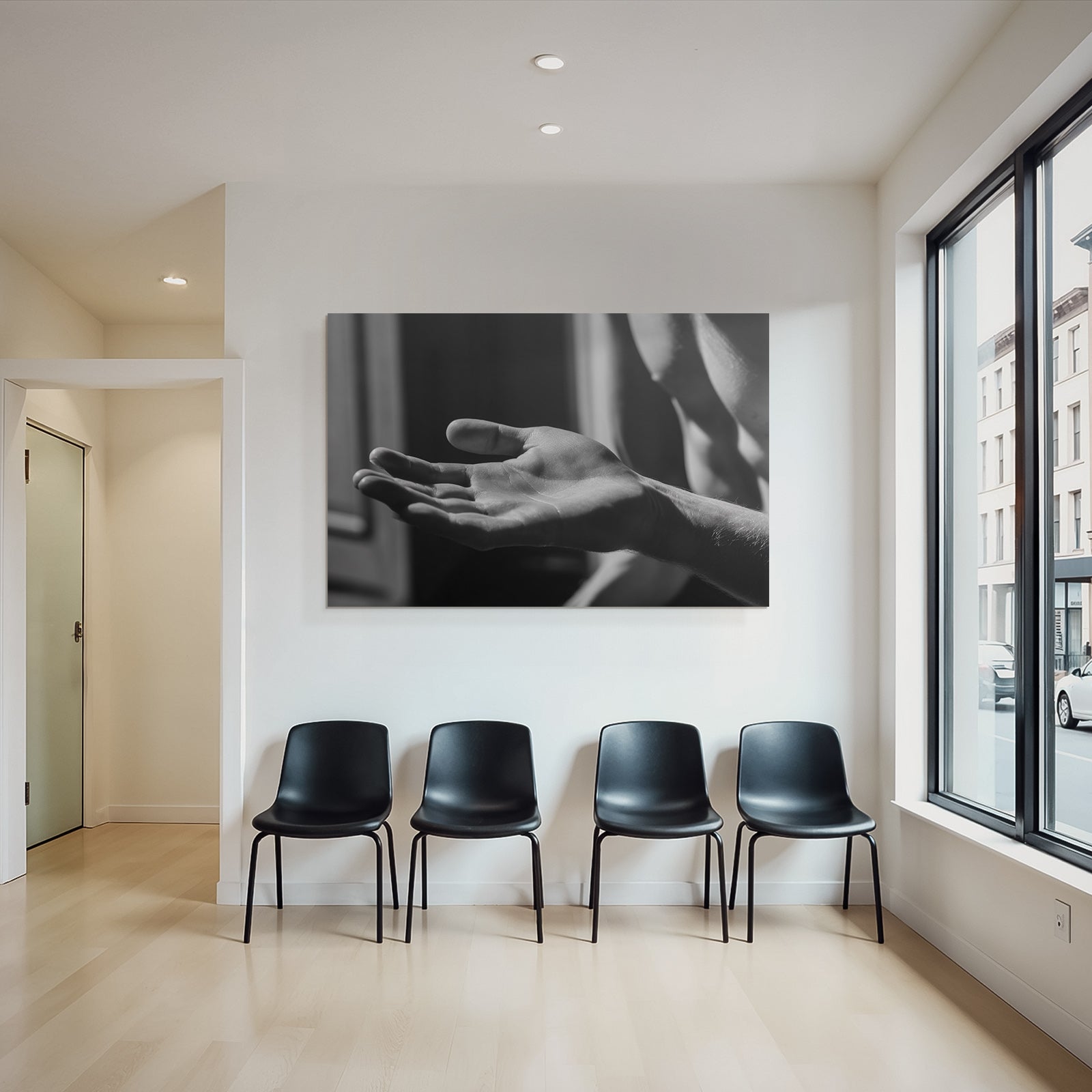 Hand In Entspannter Position Sw Fotografie | Haende und Gestik | Menschen und Emotionen