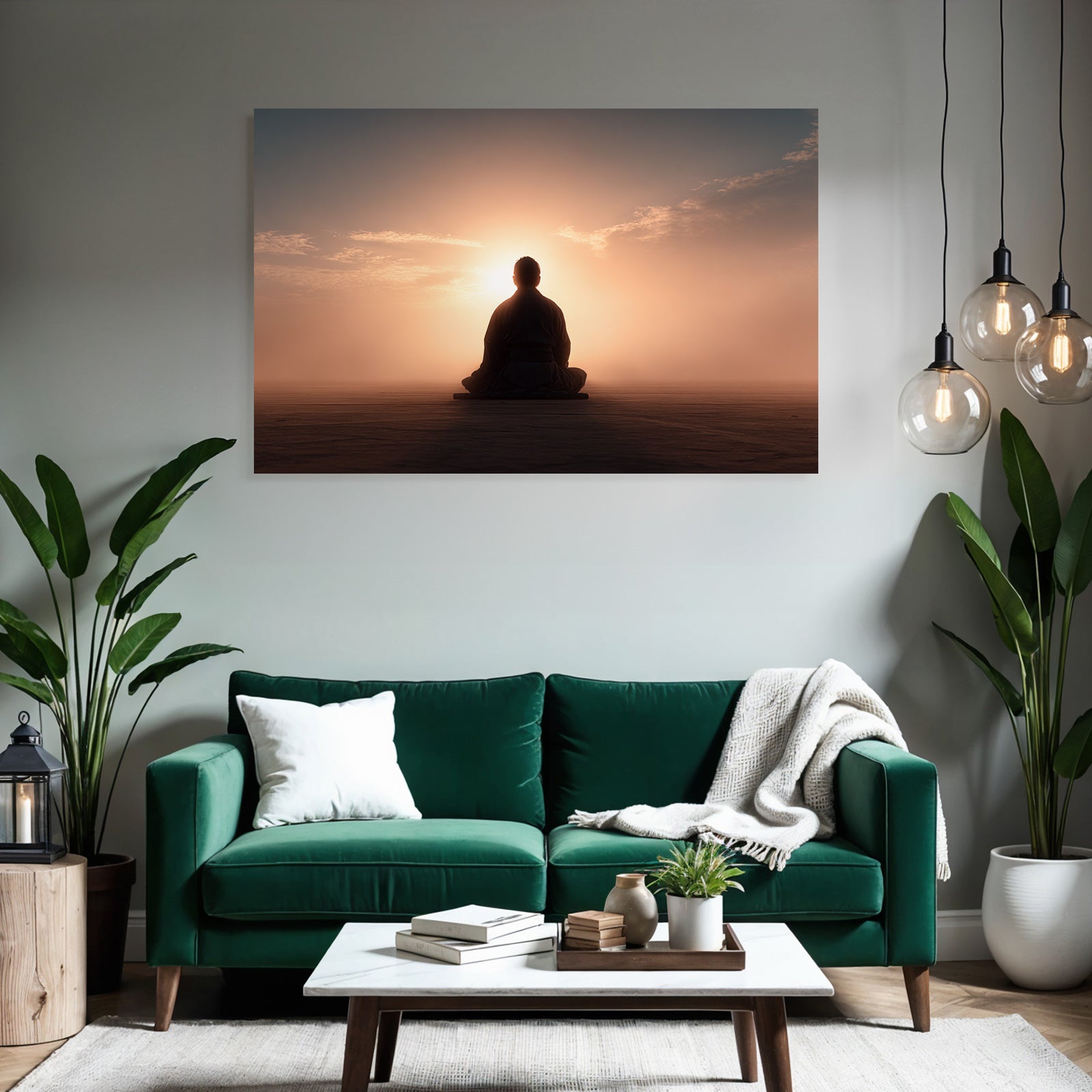 Yoga Meditation Meditierende Person Im Bodensatz Gegen Sonnenaufgang Sonnenuntergang | Yoga und Meditation | Themen und Hobbys
