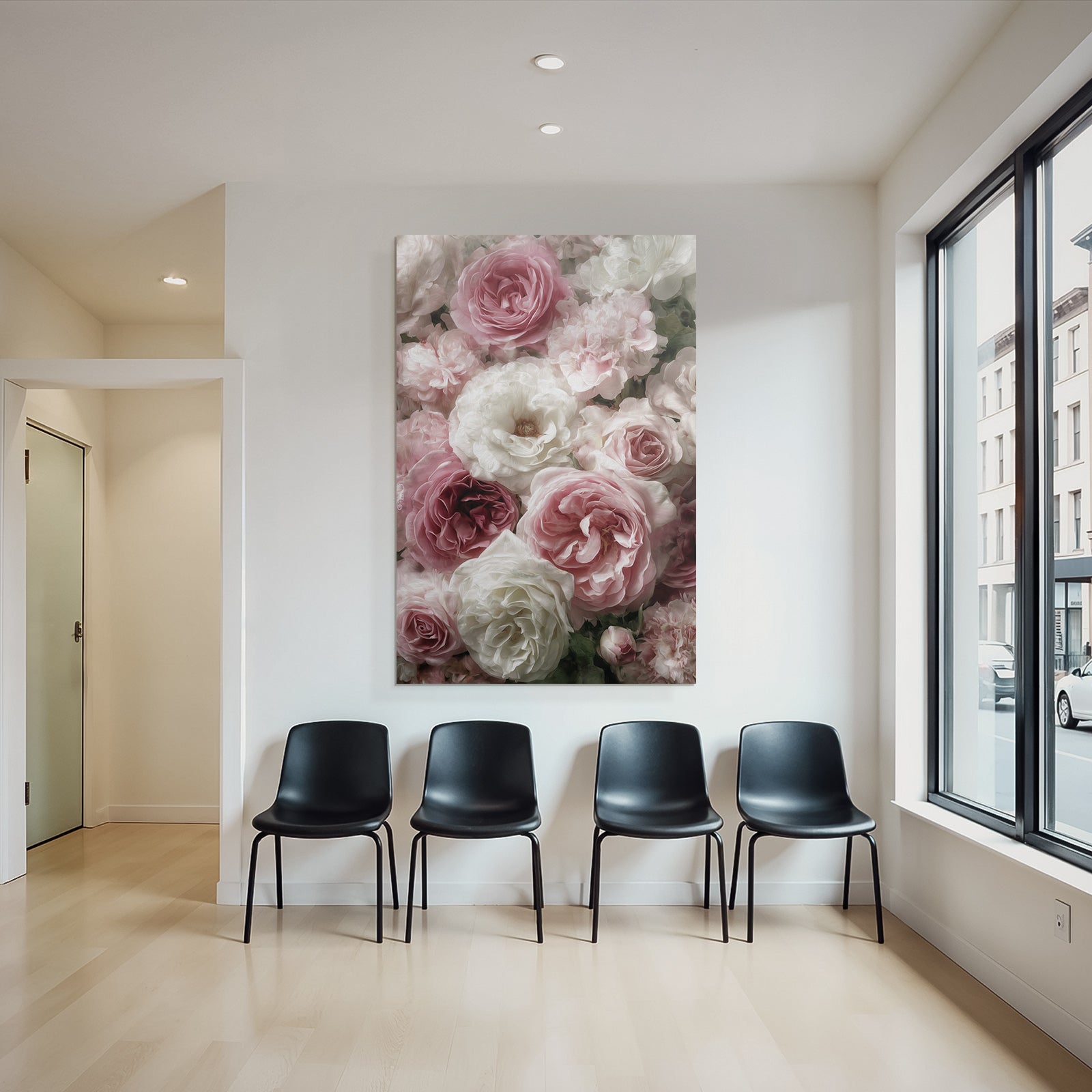Rosenarrangement In Rosa Weiss Und Creme Traumhaft Zart