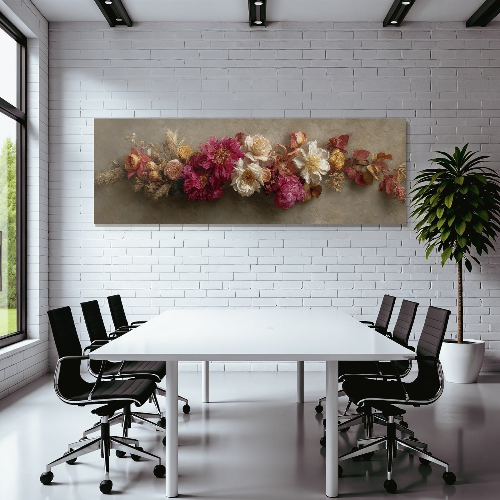 Trocken Retro Flowers Arrangement Vibrante Farben Kunstvolles Komposition