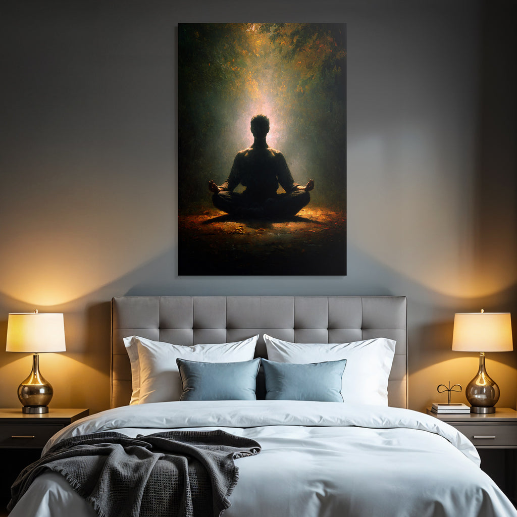 Yoga Meditation Meditierende Figur Im Natur Setting Mindfulness Innerer Frieden | Yoga und Meditation | Themen und Hobbys