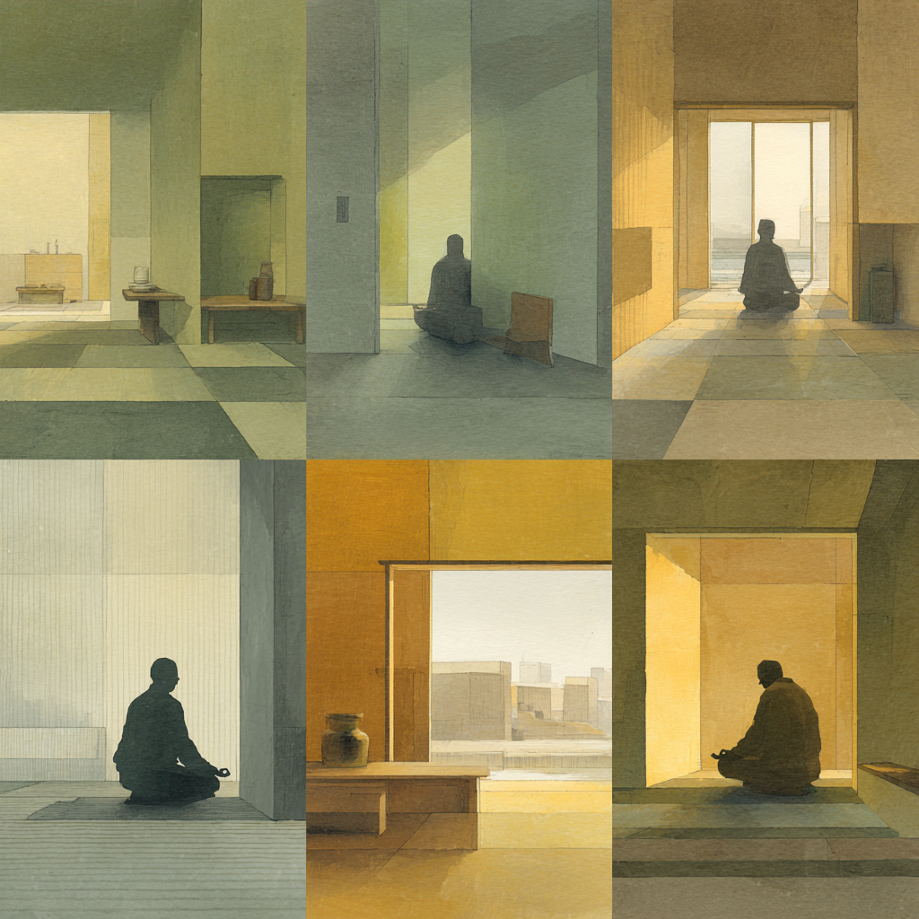 Yoga Meditation Minimalistische Innenraeume Meditation Ruhe Traeumerei | Yoga und Meditation | Themen und Hobbys