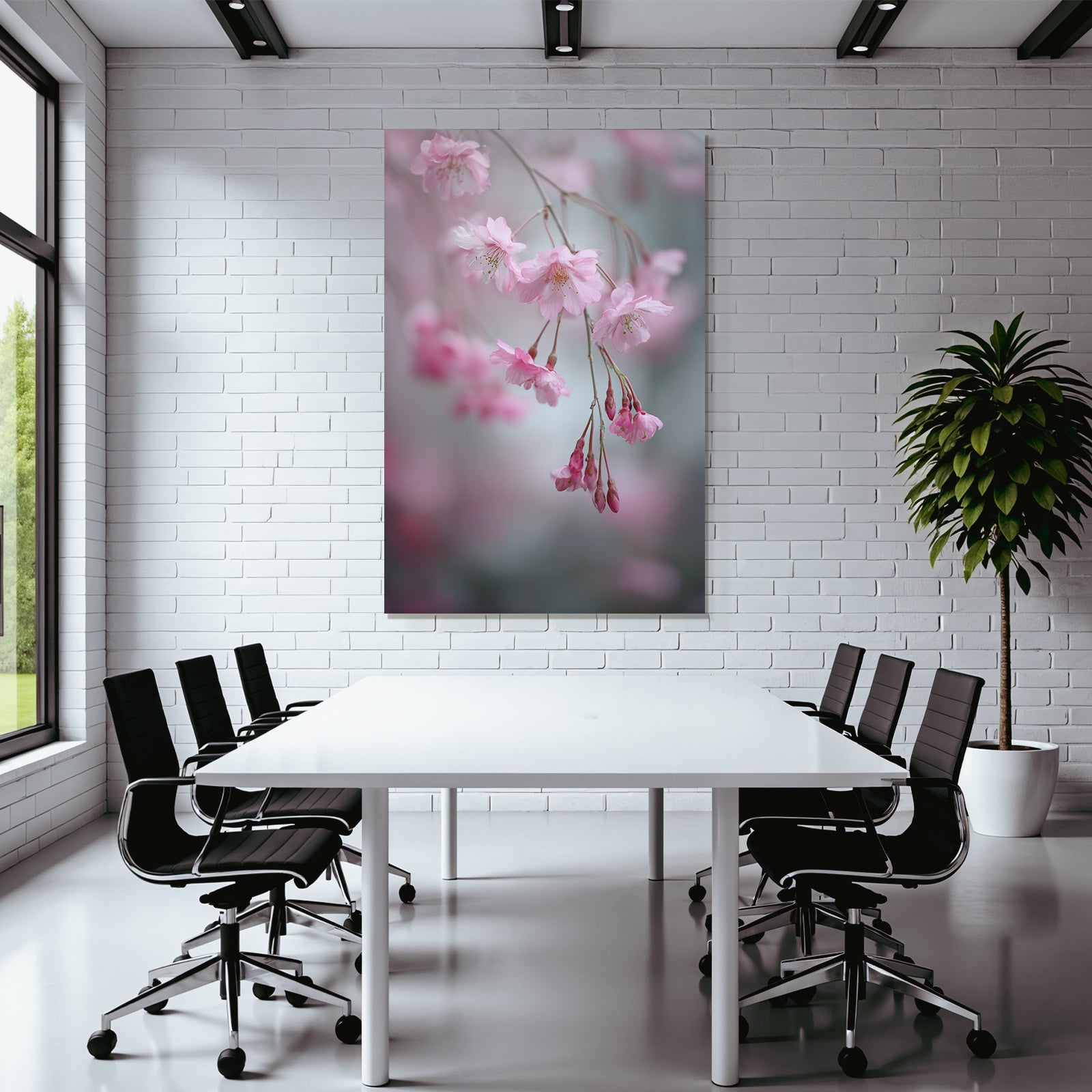 Zarte Rosa Kirschblüten Frühlingsneubeginn