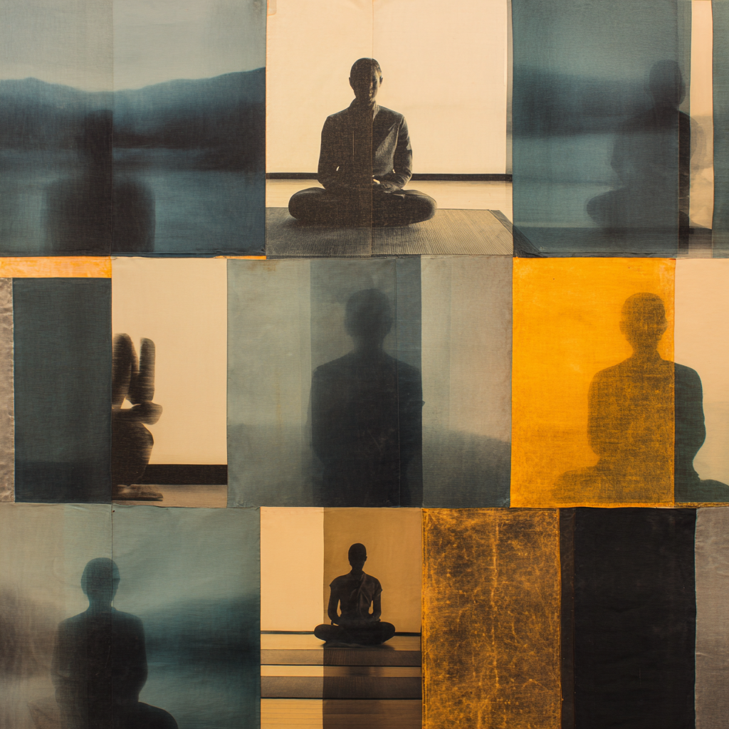 Yoga Meditation Meditierende Personen In Tranquility Und Introspektion | Yoga und Meditation | Themen und Hobbys