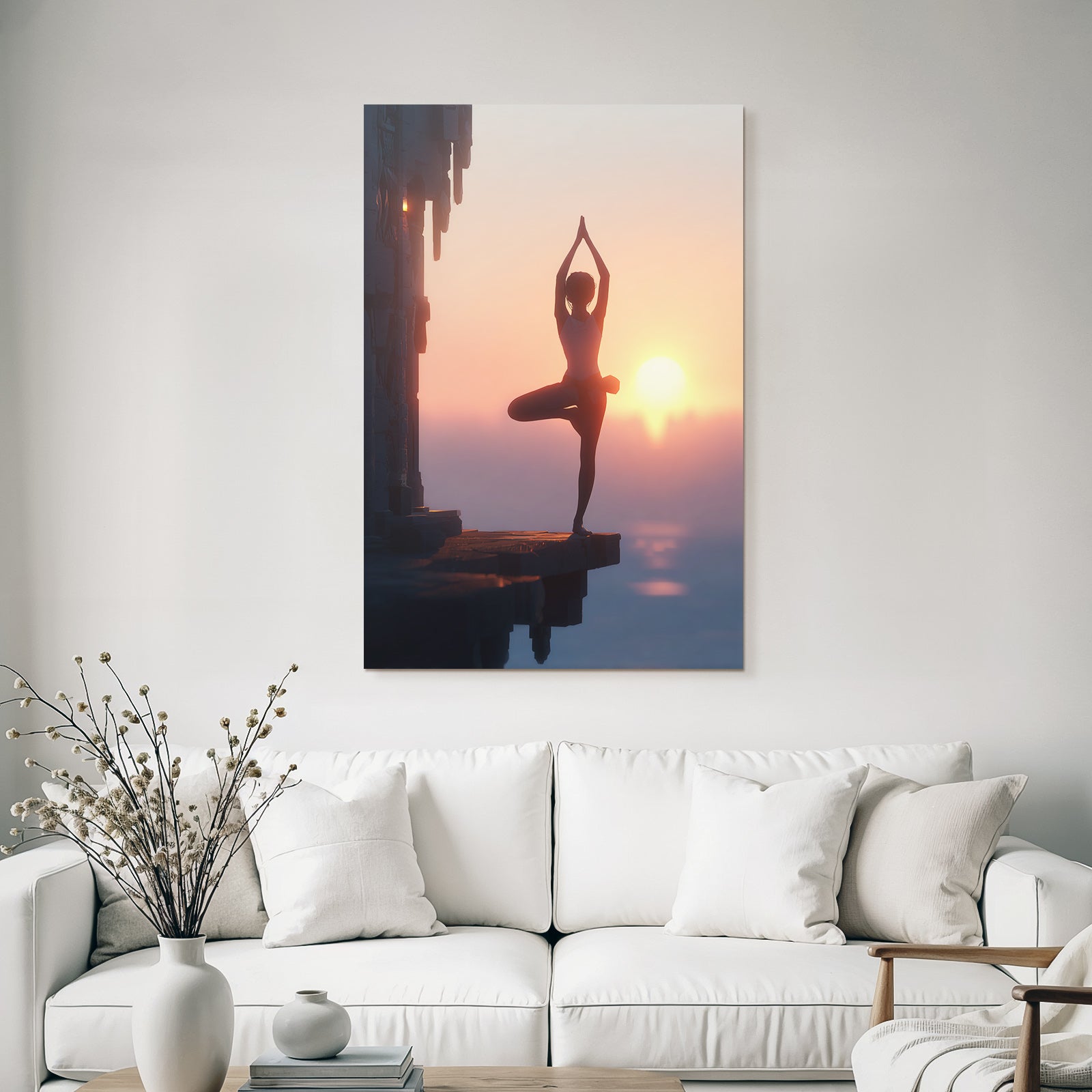 Yoga Meditation Yoga Practice Im Sonnenuntergang Ruhe Und Balance | Yoga und Meditation | Themen und Hobbys