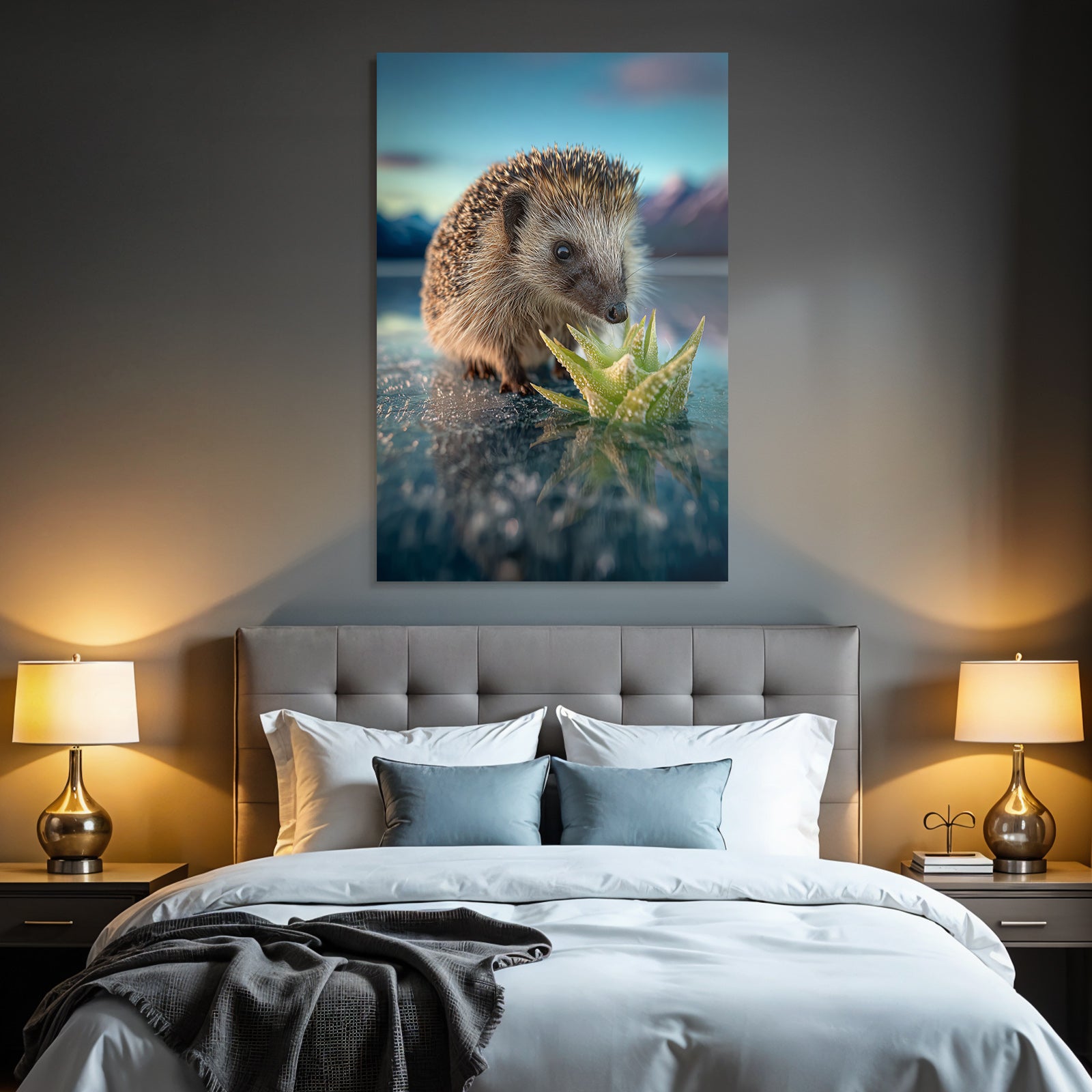 Polarlicht Hedgehog Untersuchung Von Sukkulente Im Natur Hintergrund | Fjorde und Gletscher | Landschaften