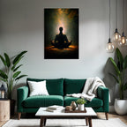 Yoga Meditation Meditierende Figur Im Natur Setting Mindfulness Innerer Frieden | Yoga und Meditation | Themen und Hobbys