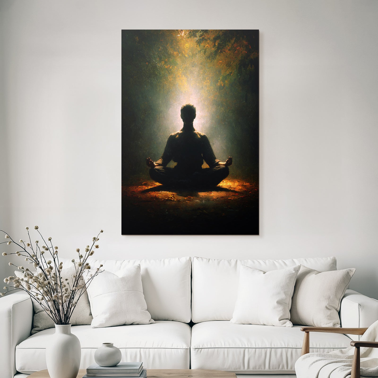 Yoga Meditation Meditierende Figur Im Natur Setting Mindfulness Innerer Frieden | Yoga und Meditation | Themen und Hobbys